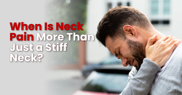 Neck Pain Relief: When Is a Stiff Neck Serious?